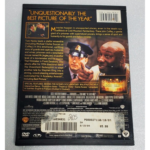 Tom Hanks DVD Lot Green Mile Road to Perdition League Own Catch Me If You Can - Picture 4 of 13